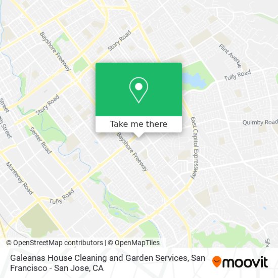 Galeanas House Cleaning and Garden Services map