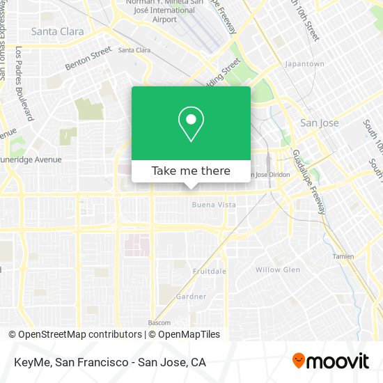 KeyMe map