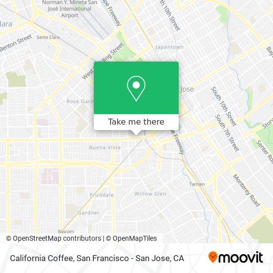 California Coffee map