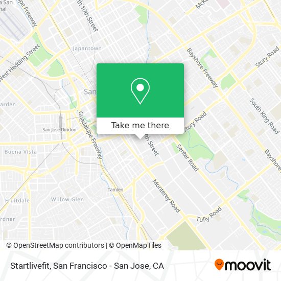 Startlivefit map