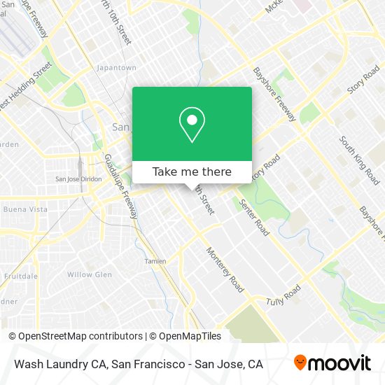 Mapa de Wash Laundry CA