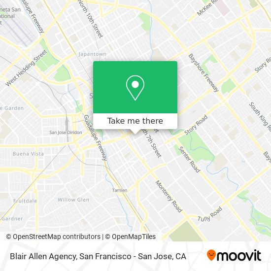 Blair Allen Agency map