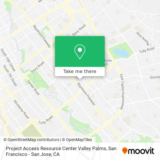 Project Access Resource Center Valley Palms map