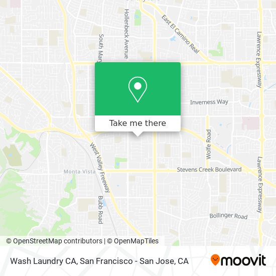 Wash Laundry CA map