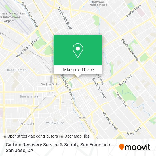 Carbon Recovery Service & Supply map