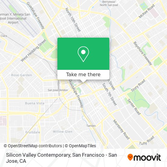 Mapa de Silicon Valley Contemporary