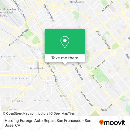 Mapa de Harding Foreign Auto Repair