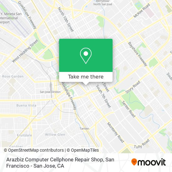 Arazbiz Computer Cellphone Repair Shop map