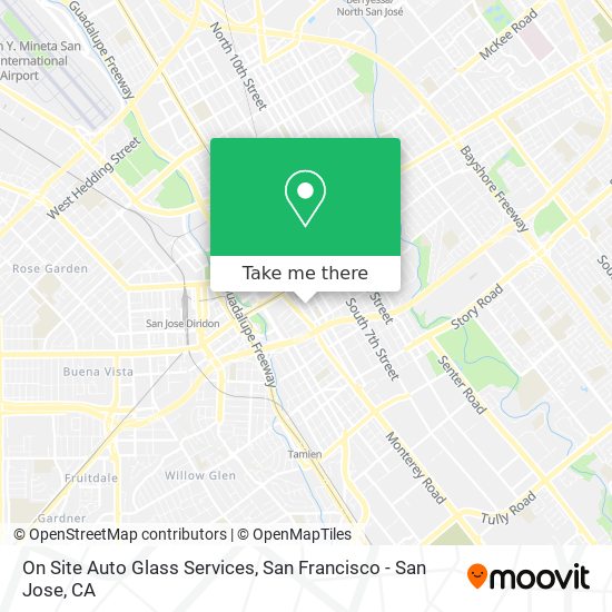 Mapa de On Site Auto Glass Services