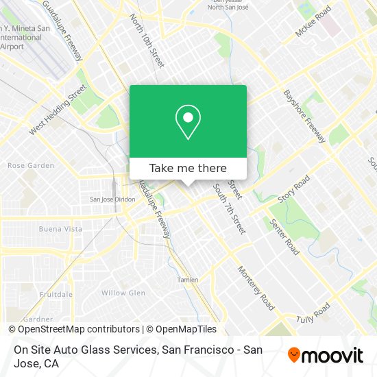 On Site Auto Glass Services map