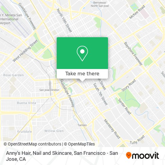 Mapa de Anny's Hair, Nail and Skincare