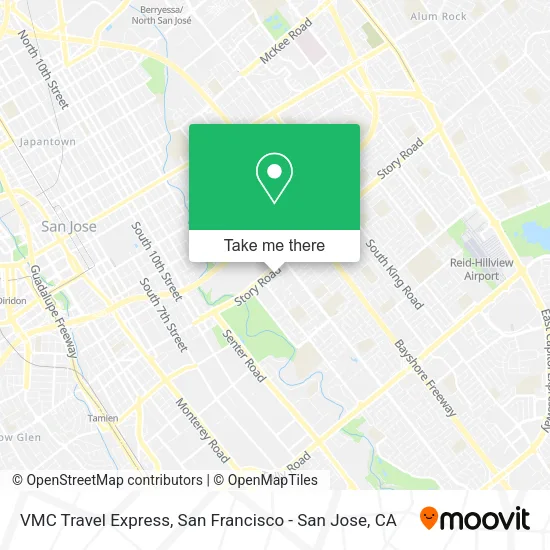 Mapa de VMC Travel Express