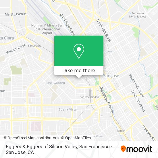 Mapa de Eggers & Eggers of Silicon Valley