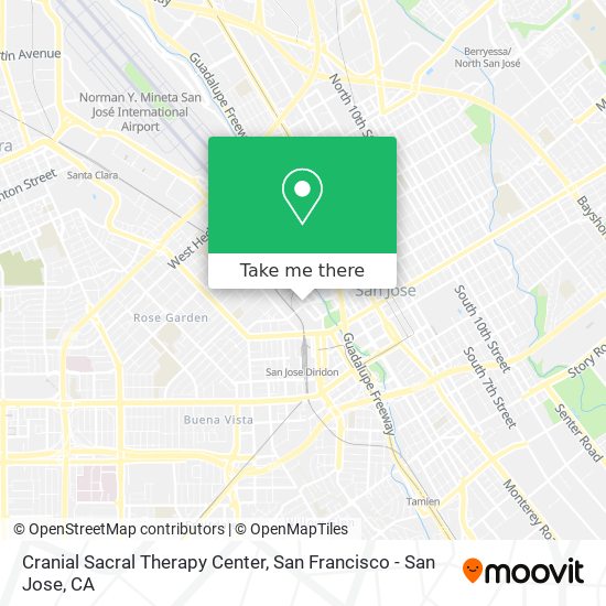 Cranial Sacral Therapy Center map