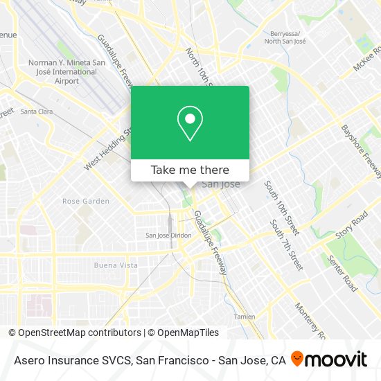 Asero Insurance SVCS map