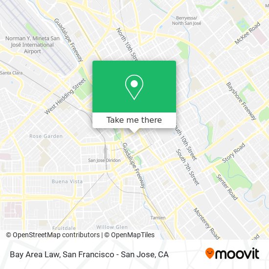 Mapa de Bay Area Law
