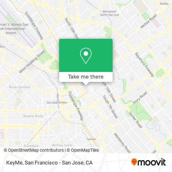 KeyMe map