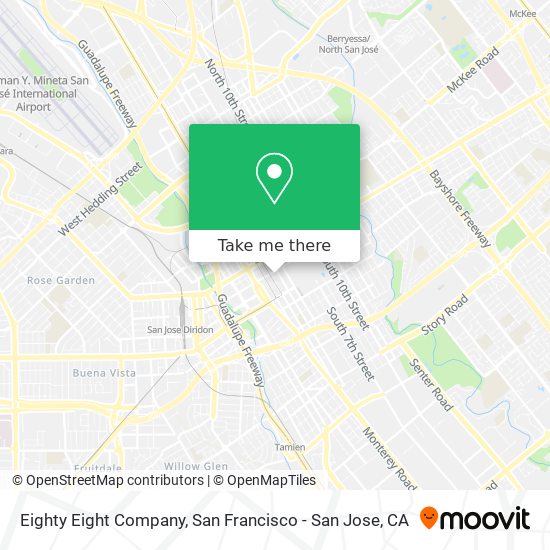 Eighty Eight Company map