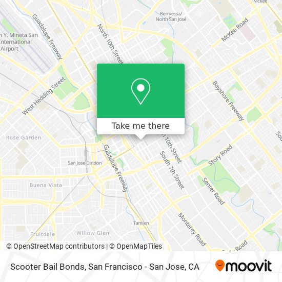 Mapa de Scooter Bail Bonds