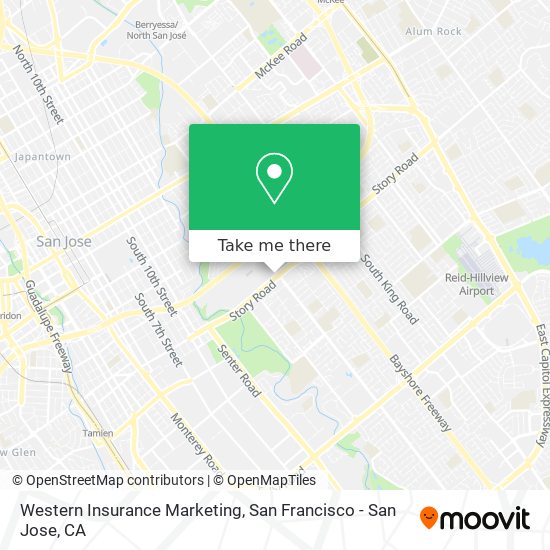 Western Insurance Marketing map