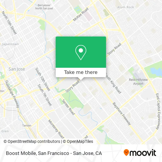 Boost Mobile map
