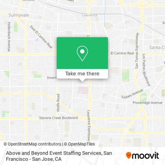 Above and Beyond Event Staffing Services map