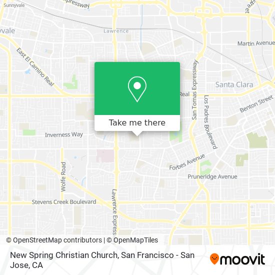 Mapa de New Spring Christian Church