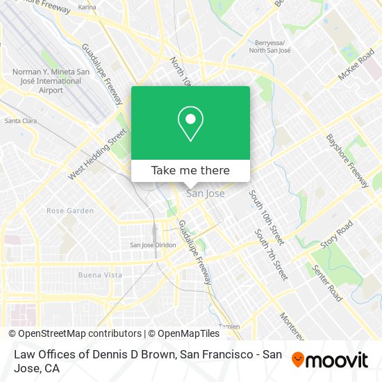 Law Offices of Dennis D Brown map