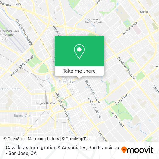 Cavalleras Immigration & Associates map