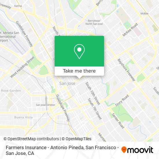 Mapa de Farmers Insurance - Antonio Pineda