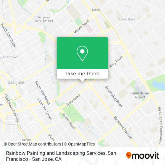 Rainbow Painting and Landscaping Services map
