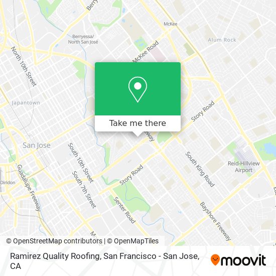 Ramirez Quality Roofing map