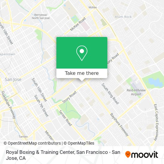 Mapa de Royal Boxing & Training Center