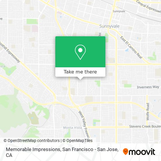 Memorable Impressions map