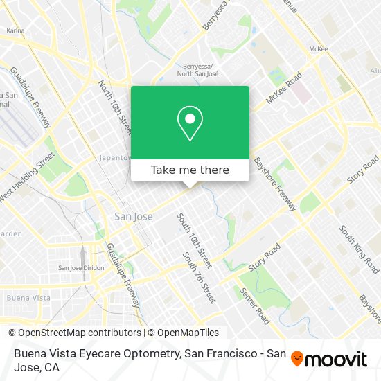 Buena Vista Eyecare Optometry map