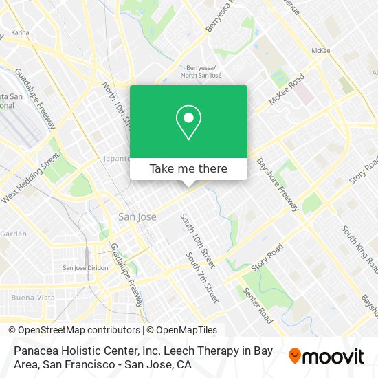 Mapa de Panacea Holistic Center, Inc. Leech Therapy in Bay Area