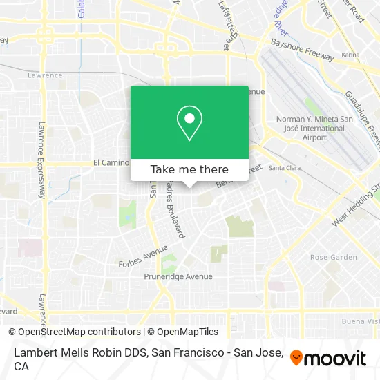 Lambert Mells Robin DDS map