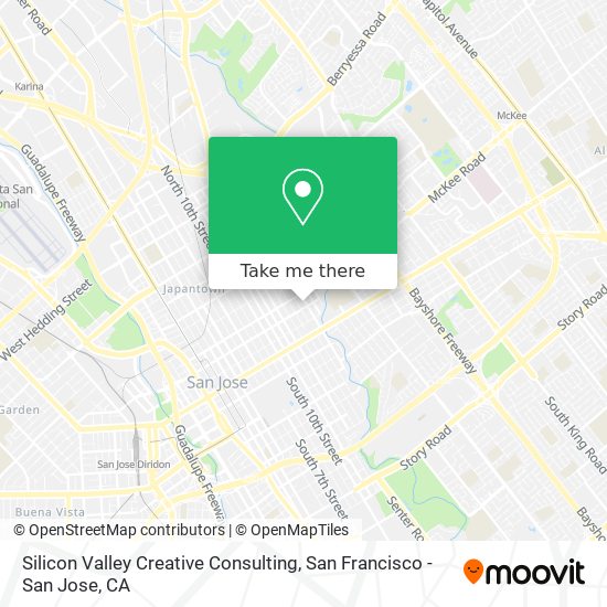 Mapa de Silicon Valley Creative Consulting