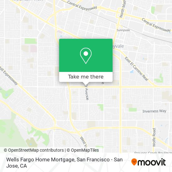 Wells Fargo Home Mortgage map