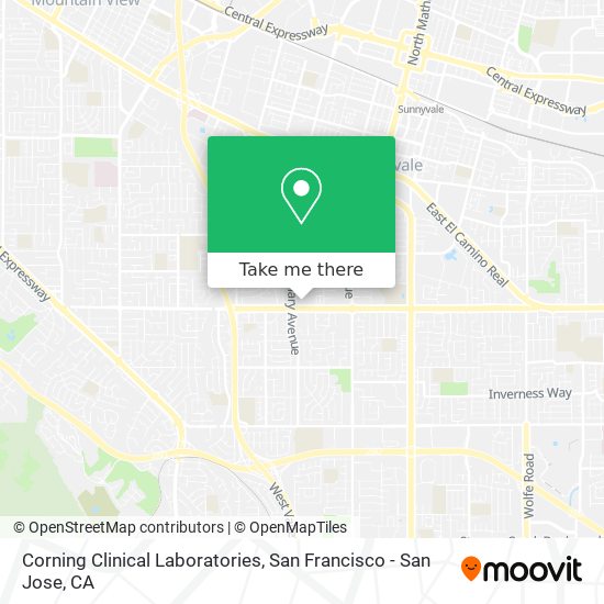 Mapa de Corning Clinical Laboratories