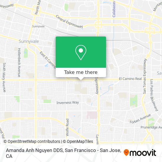 Mapa de Amanda Anh Nguyen DDS