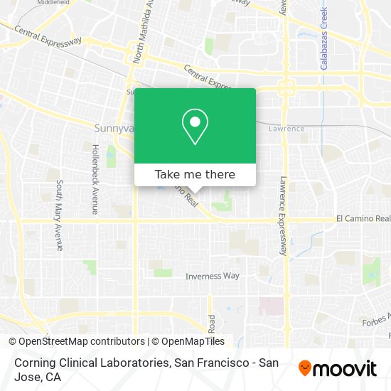 Mapa de Corning Clinical Laboratories