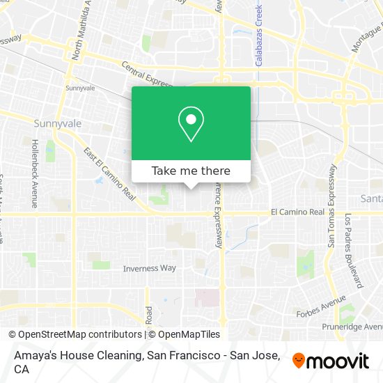 Amaya's House Cleaning map