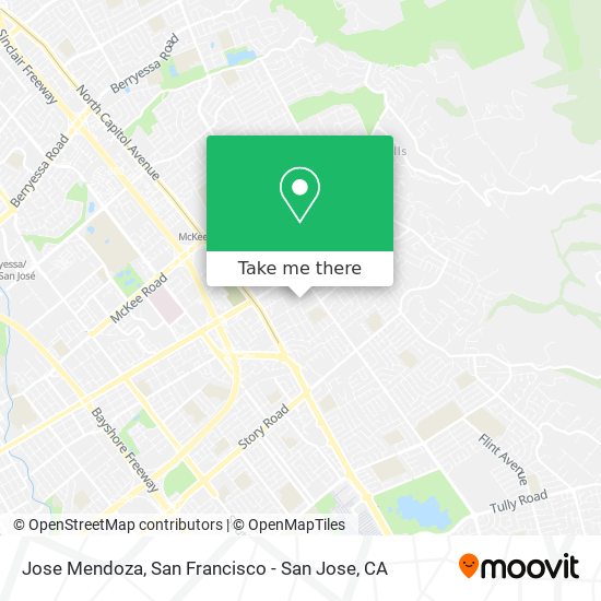 Jose Mendoza map