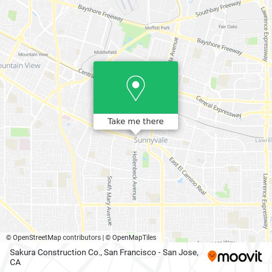 Sakura Construction Co. map