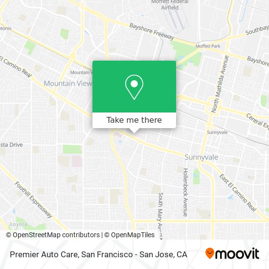 Mapa de Premier Auto Care