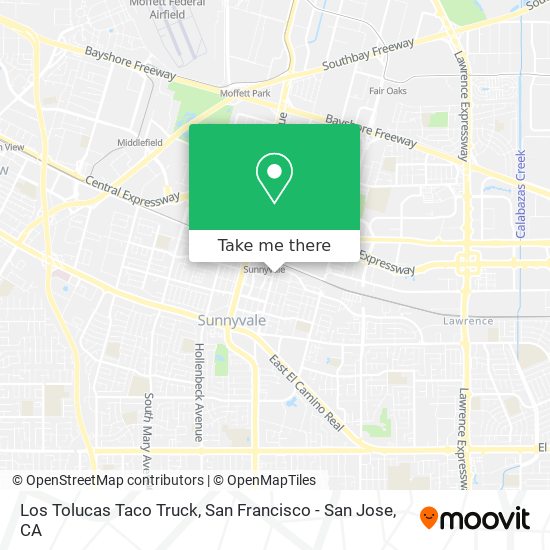 Mapa de Los Tolucas Taco Truck