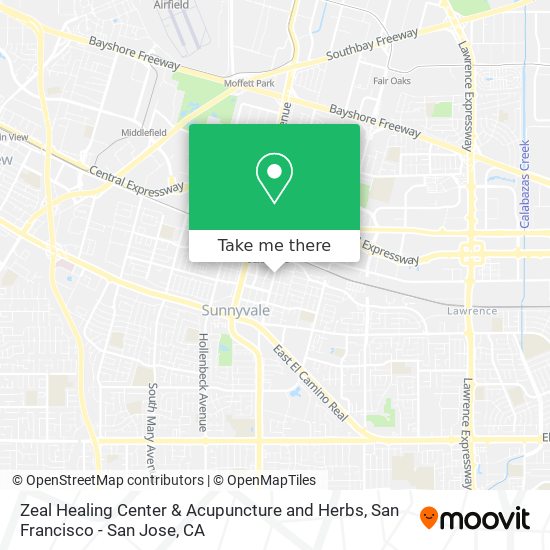 Zeal Healing Center & Acupuncture and Herbs map