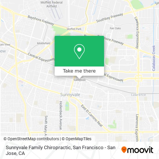 Mapa de Sunnyvale Family Chiropractic