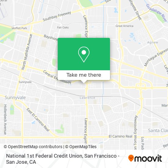 National 1st Federal Credit Union map